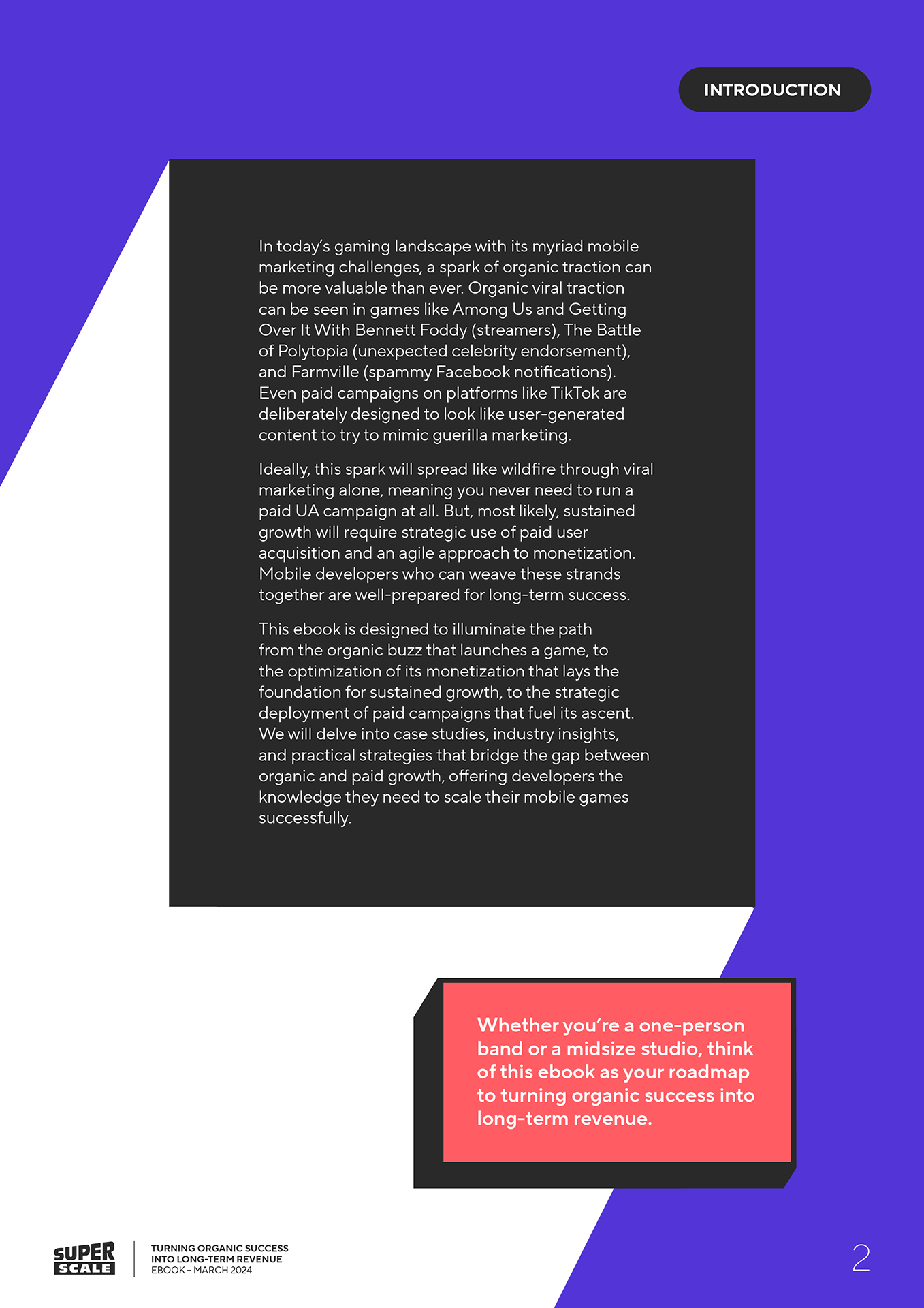 Preview of the introduction: a roadmap for solo devs and midsize studios turning organic success into long-term revenue